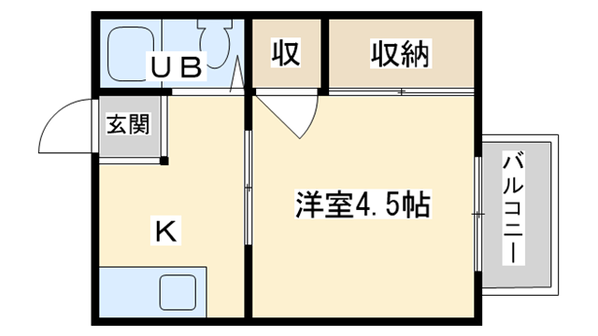 岩井ハイツの物件間取画像